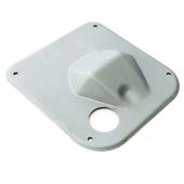 Bulkhead blanking plate with round hole for Classic Mini