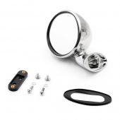 Classic Mini Domed Left Hand Mirror Stainless steel
