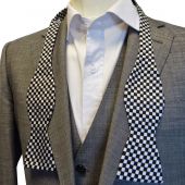 Silk Bow Tie Self-Tie With Checkered design