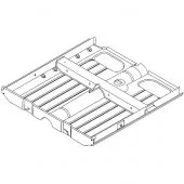 MCR11.33.00.00 Complete floor assembly, round shaped tunnel, Mini Mk1 models.