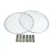 7" Headlamp Guards in Stainless Steel for Classic Mini (Pair)