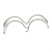 MSLMS0562 Stainless steel wheel arch covers to fit over the plastic Mini wheel arches (AJM1117)