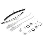 Stainless wiper kit for Classic Mini - left hand drive