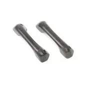 Charcoal Door Pull Handles pair 