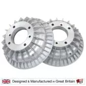 Mini Sport Superfin Mini alloy brake drums - for classic Mini