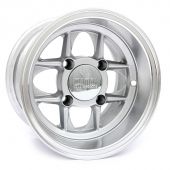 6 x 10 Mamba Wheel - Silver/Polished rim
