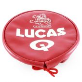 Auxillary Lamp Cover - 7'' - Red with White Lucas print
