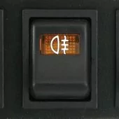 Rear Fog Light Switch Late (ADU4791) for Classic Mini