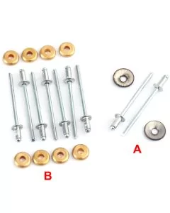 13H743SET 10 x Rivets for door moulding (14A9774 LH, 14A9773 RH) on Mini Mk1-2 models