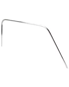 14A9773 Right side, upper door moulding in chrome to suit Mini Mk1-2 models with sliding windows.