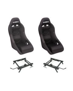 Cobra Clubman Seat Package - Black/Black Centre