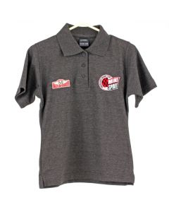 Ladie's Polo with embroidered HRCR & Mini Sport Cup logo 