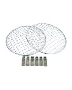 7" Headlamp Guards in Stainless Steel for Classic Mini (Pair)