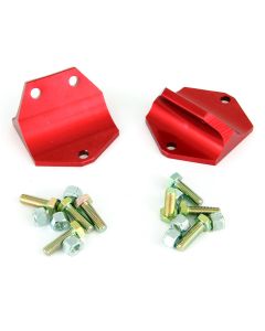 Annodised Alloy Solid Front Subframe Rear mounts pair 