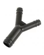 Plastic Breather Hose Y Piece - for Cooper S   Twin Carbs 