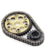 classic Mini lightened vernier duplex timing gear and chain set, designed and developed by Mini Sport