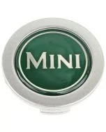 Mini Centre Cap in Green