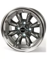 SPDML3GM Mini Ultralite 7'' x 13'' Alloy Wheel - Gunmetal with Polished Rim 