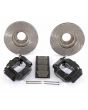 Black 8.4'' Mini Sport Vented Brake Kit with Alloy Brake Calipers