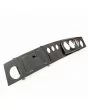 Carbon Fibre Look Dashboard 3 Clock + 3 Chrome - RHD for Classic Mini