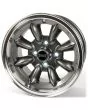 SPDML3GM Mini Ultralite 7'' x 13'' Alloy Wheel - Gunmetal with Polished Rim 