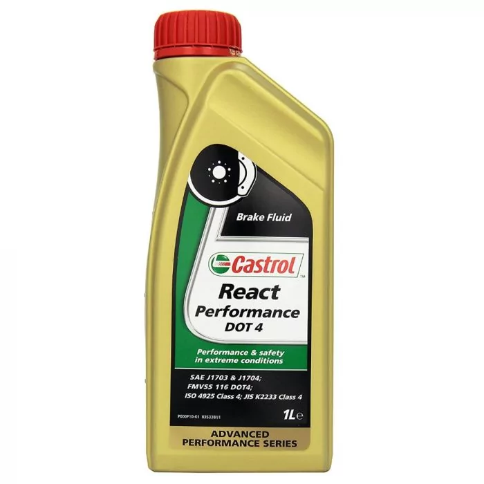 Castrol React Performance Brake Fluid Dot 4  for Classic Mini - 1Ltr