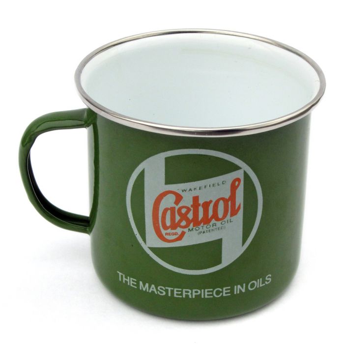 Castrol Classic Enamelled Tin Mug