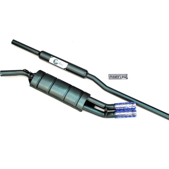 Maniflow 1 3/4" Twin Box  - Side Exit DTM Mini System