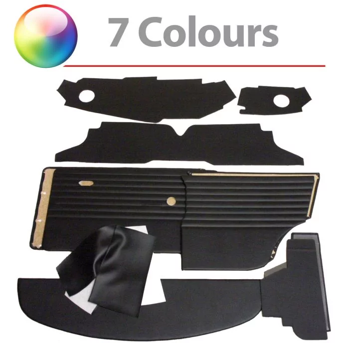 NCMTK3044 12 piece interior panel kit, Monte Carlo style to suit Mini saloon '70 on, RHD with offset speedo