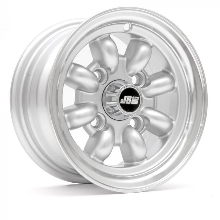 Classic Mini 5" x 10" Minilight Wheel in Silver with Polished Rim