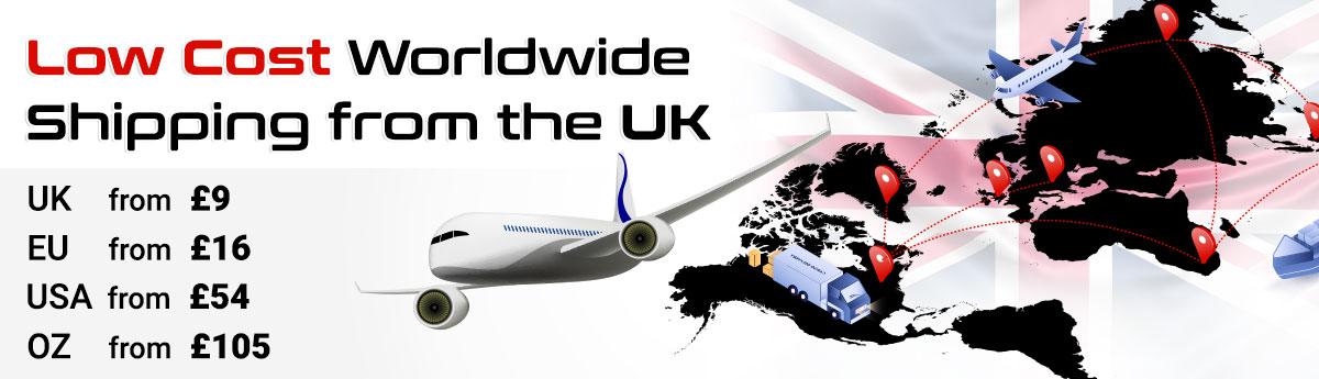 Low Cost Worldwide shipping from the UK